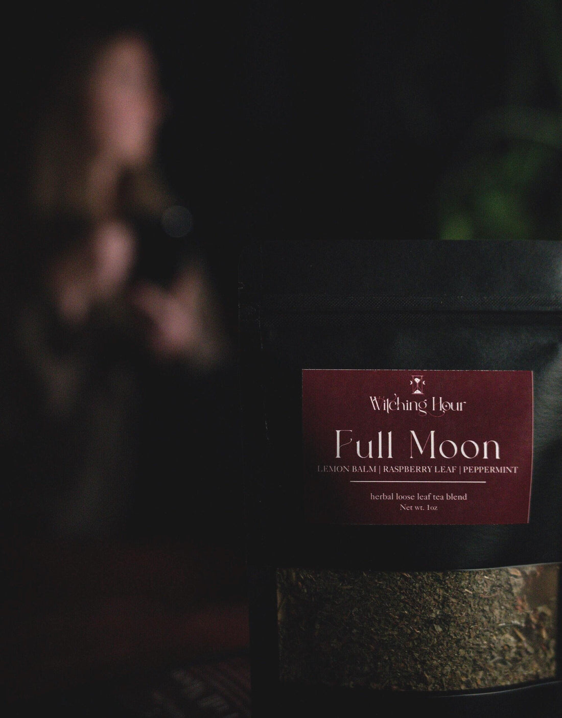 Full Moon Tea Blend | Lemon Balm, Raspberry Leaf, and Peppermint | Women&